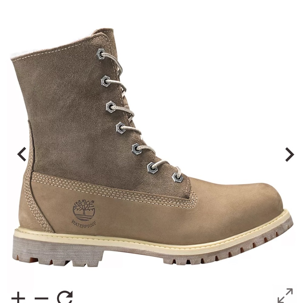 Brand new timberland boots with Sherpa lining